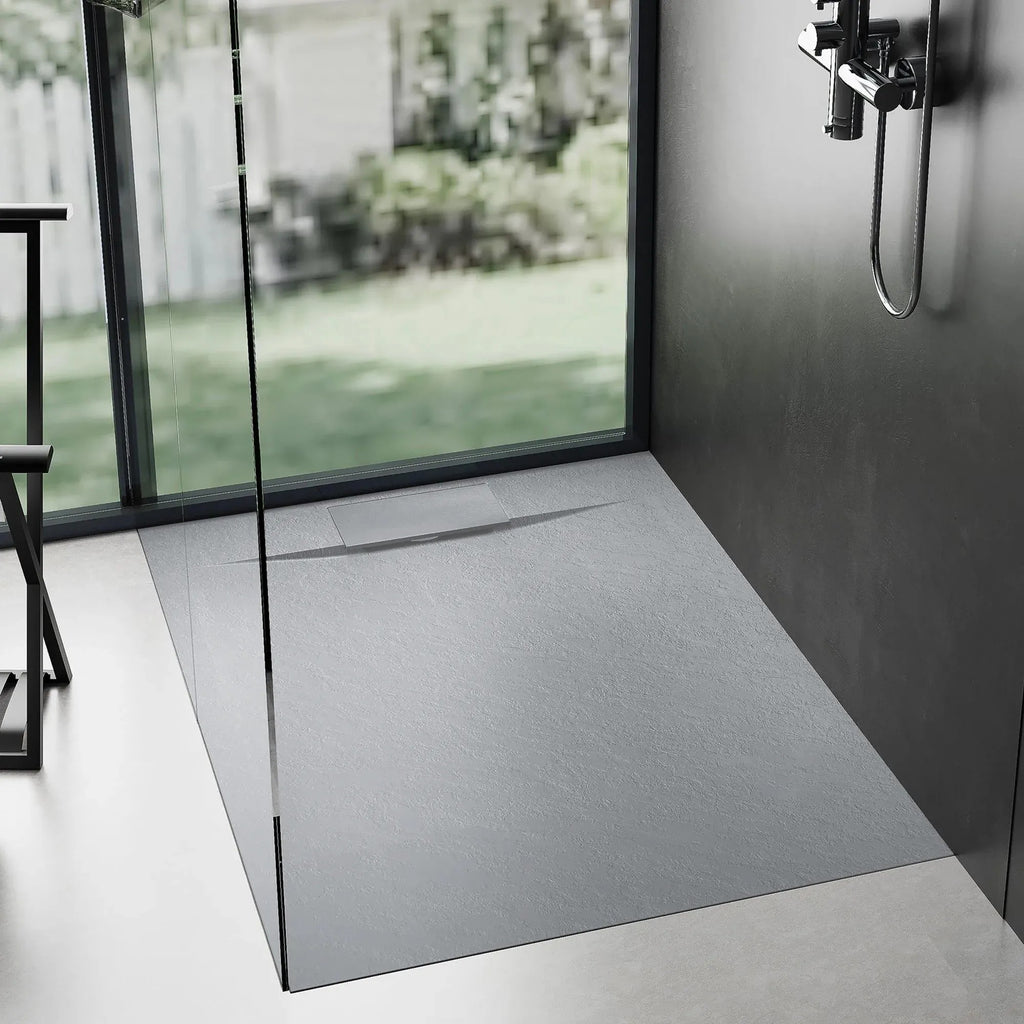 Sprchová vanička REA Bazalt Grey 90x90  4