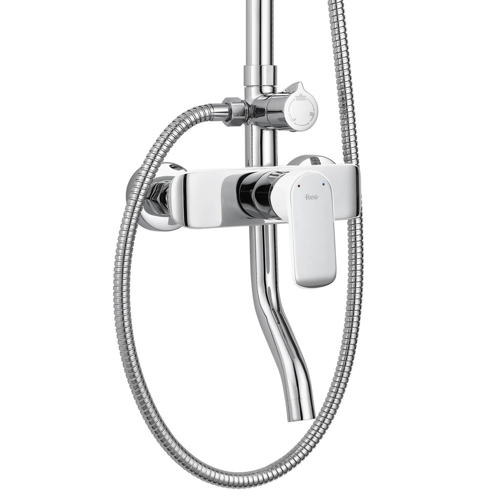 Sprchový set REA BLOOM WHITE CHROME  4