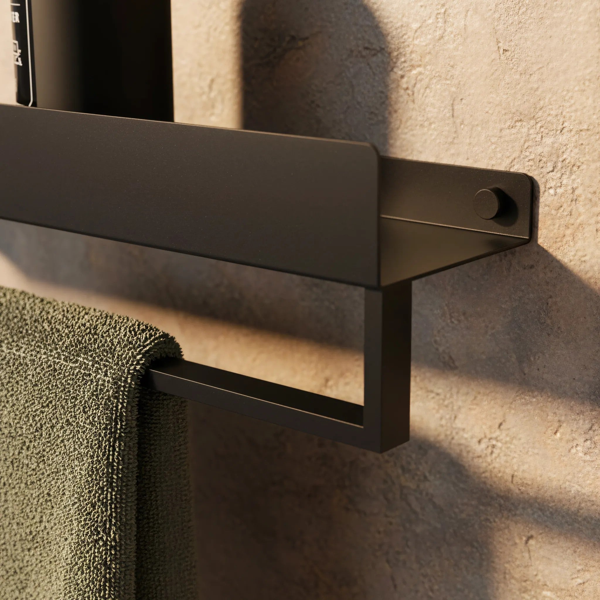 Kúpeľňová polica SF01 60cm black matt  4