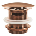 Vaňový výpust s prepadom REA Click-clack Brush Copper 6cm  4