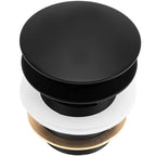 Univerzálny vaňový výpust REA Click-clack Black 6cm  4