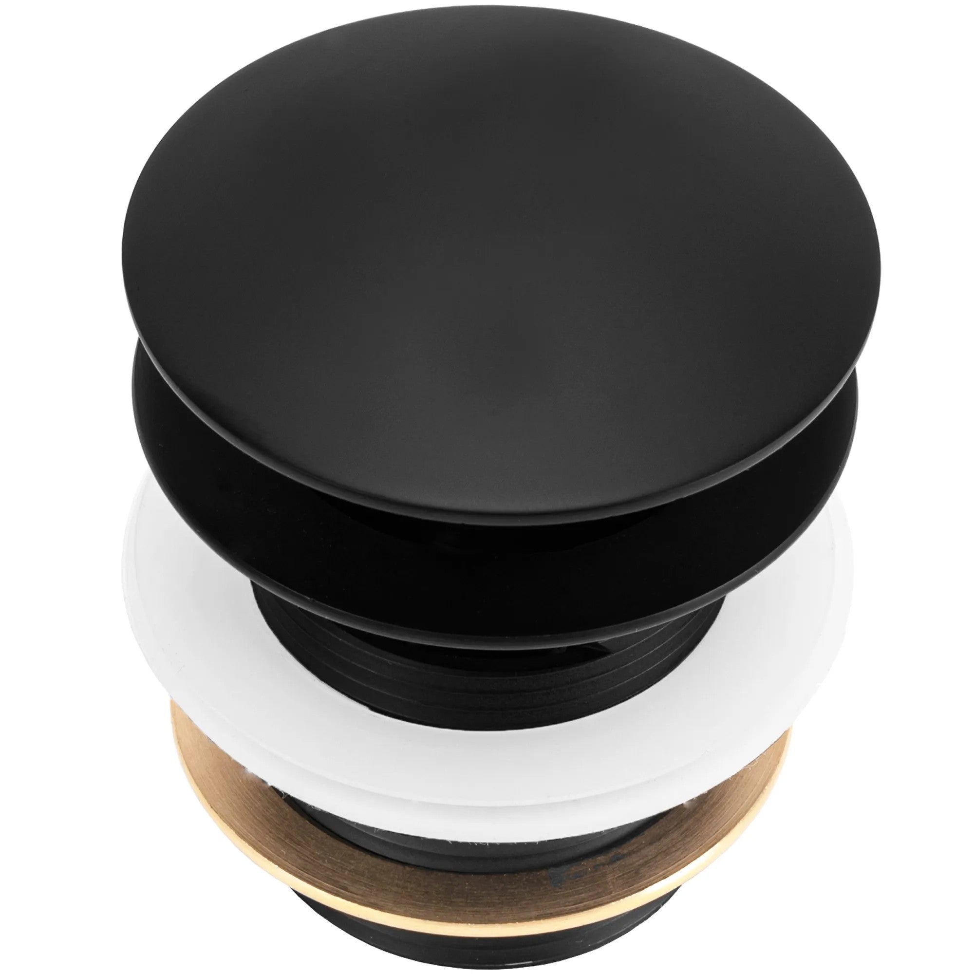 Univerzálny vaňový výpust REA Click-clack Black 6cm  4