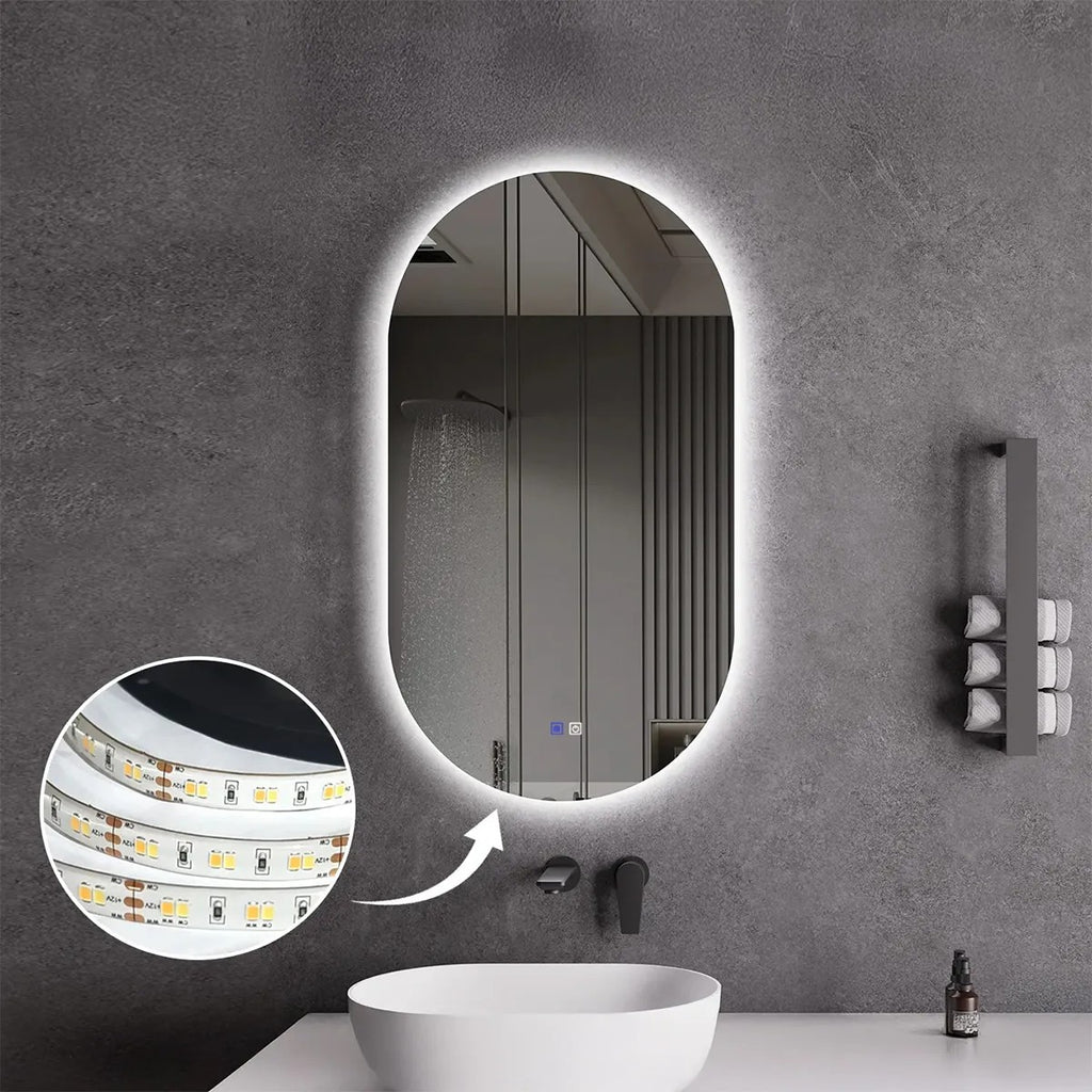Zrkadlo LED 50x80cm S027  4