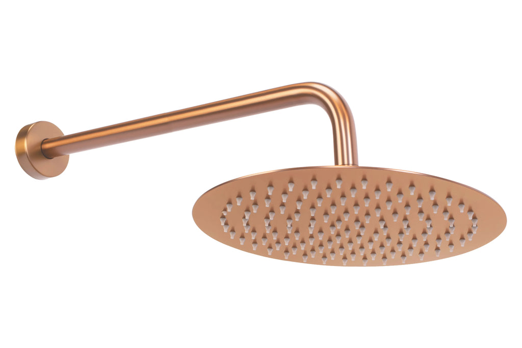 Podomietková sprchová sada LUNGO COPPER BRUSH + termostat + BOX  4