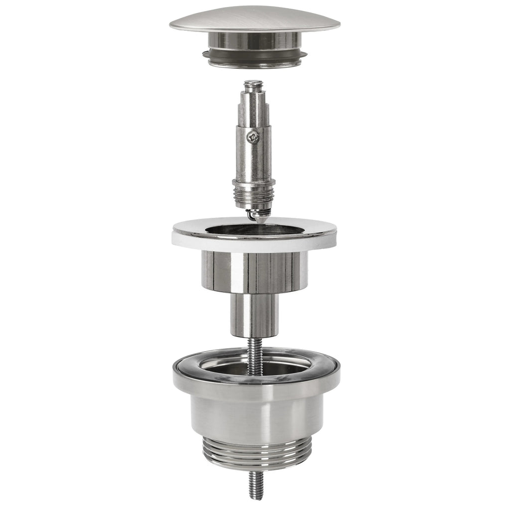 Sifón click-clack BRUSH NICKLE INOX  4