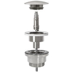 Sifón click-clack BRUSH NICKLE INOX  4