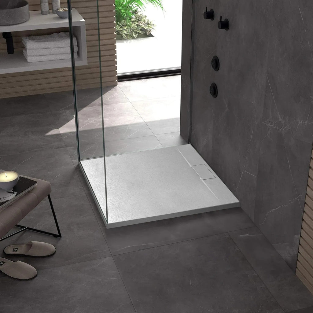 Sprchová vanička REA Bazalt 90x90 - White  4