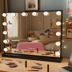 Zrkadlo LED HOLLYWOOD Black  4