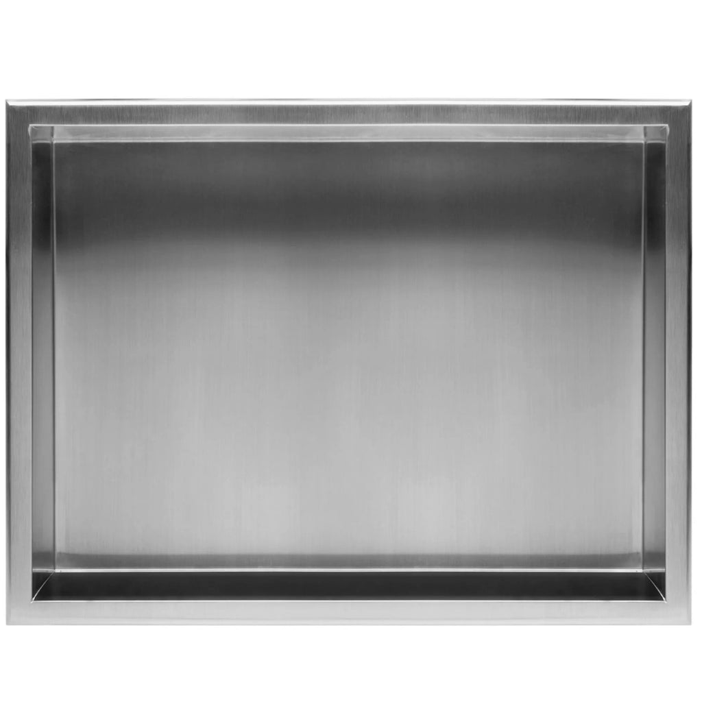 bathroom shelf 30x45 steel brush  4