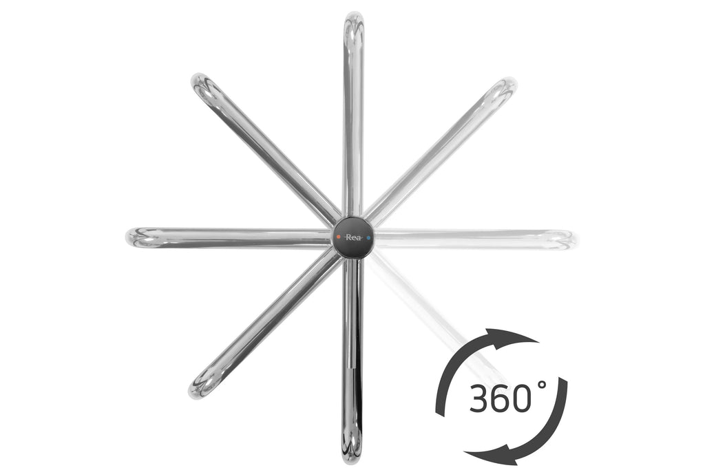 REA LUGANO SLIM Umývadlová batéria Chrome Vysoká  4