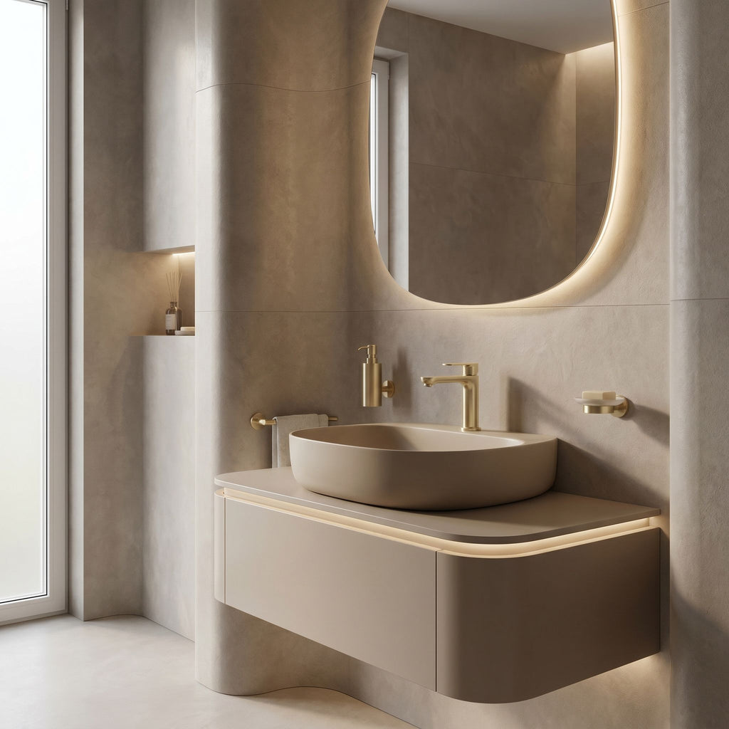 Kúpeľňová batéria Rea Logan Brush Gold  7