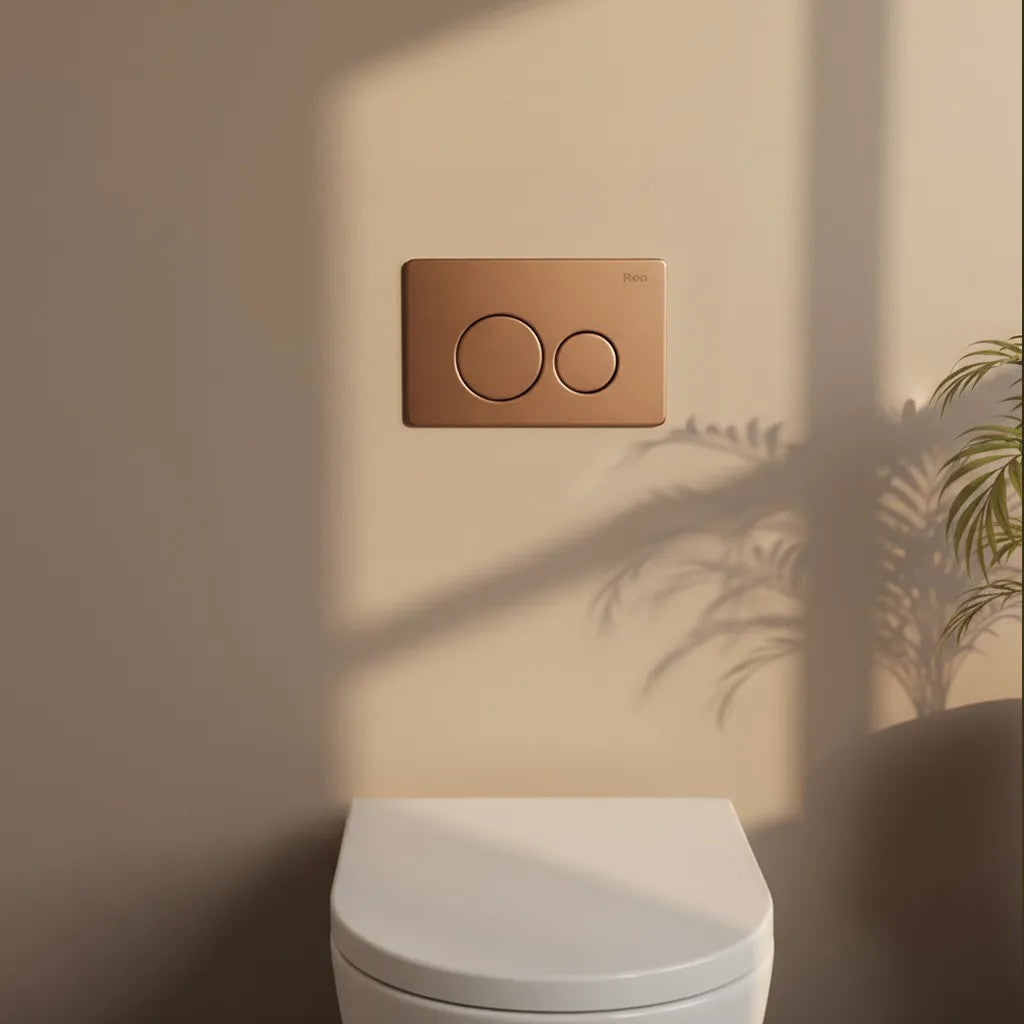 Ovládacie tlačidlo k podomietkovým systémom WC I K011A-Q Copper Brush  5