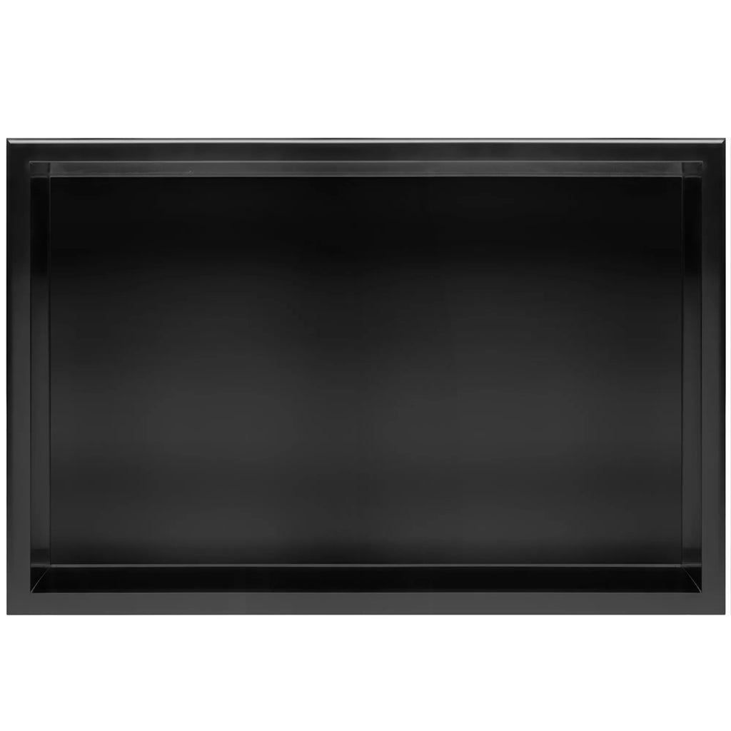 bathroom shelf 30x60 black matt  5
