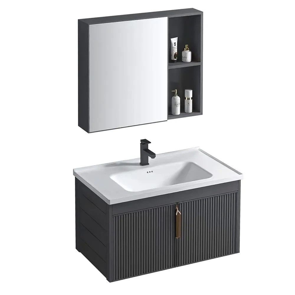 Súprava kúpeľňového nábytku s umývadlom Astor  60cm Grey  5