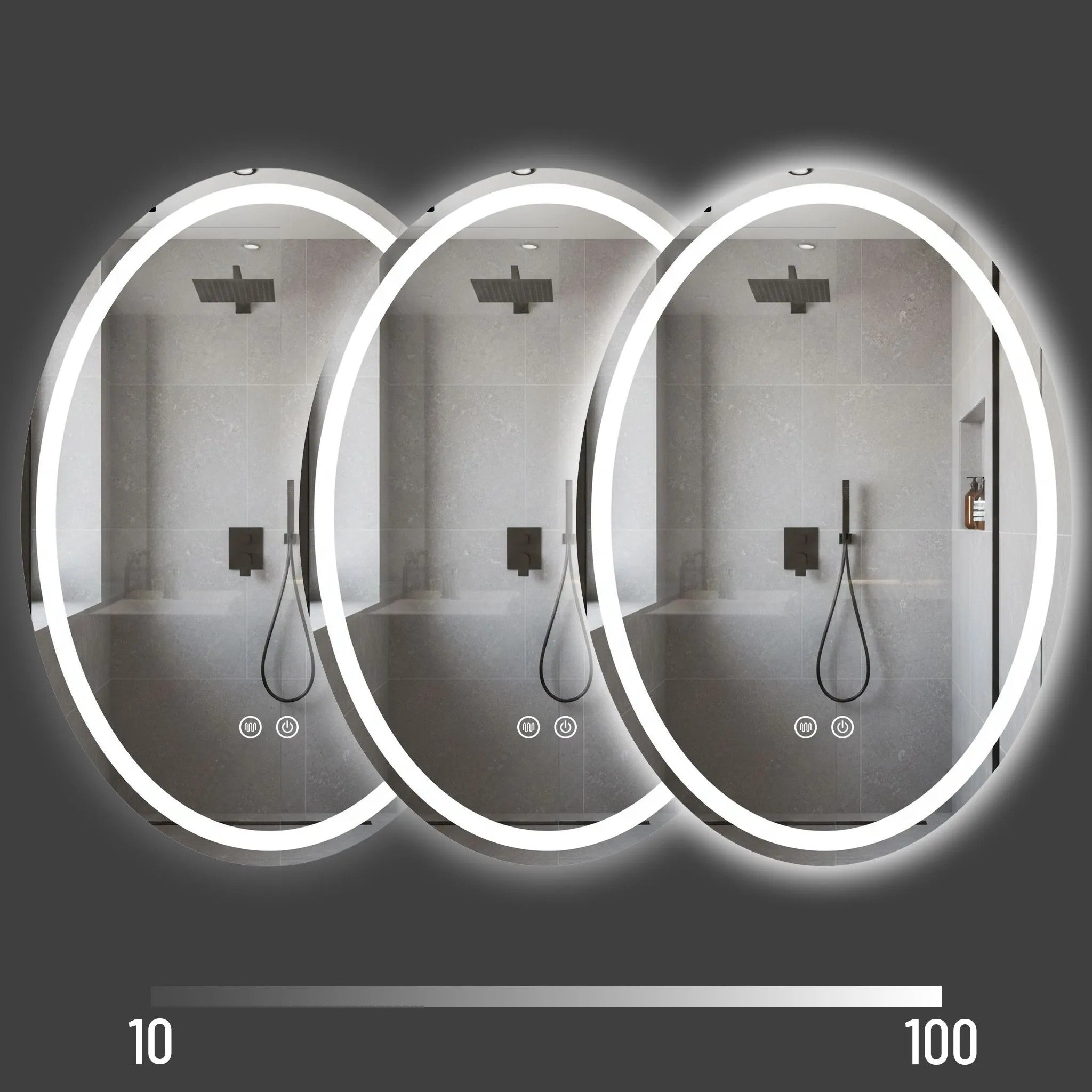 Zrkadlo LED Marco 60x80 cm  5