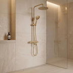 Sprchová sada s termostatom REA LUNGO Diamond - Gold Brush  5