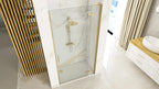 Sprchové dvere Rea Hugo 90 Gold Brush + profil  5