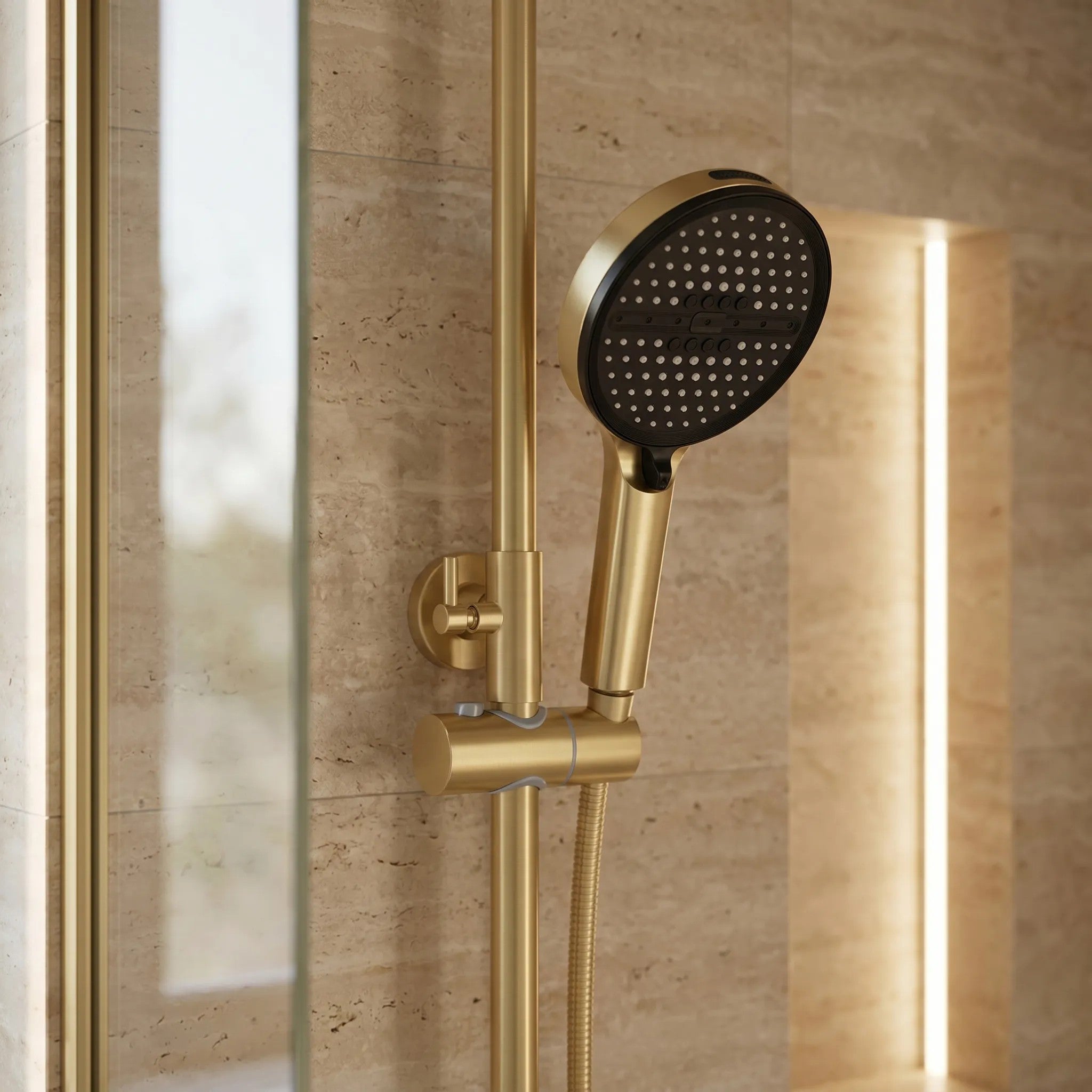 Sprchový set Rea Prime Brush Gold  5