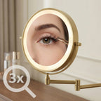 Zrkadlo LED Glow Brush Gold  5