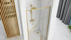 Sprchové dvere REA Rapid Swing Brush Gold 100  5