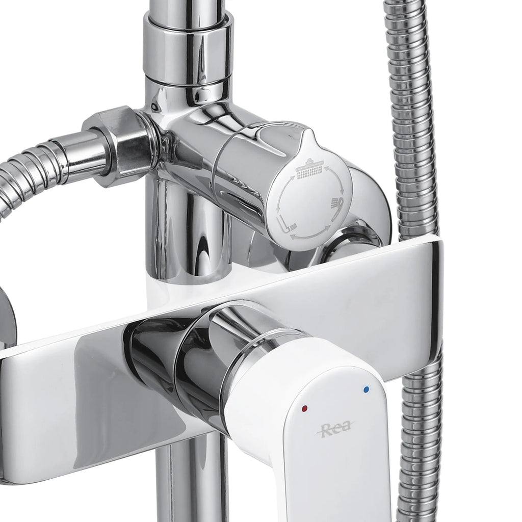 Sprchový set REA BLOOM WHITE CHROME  5