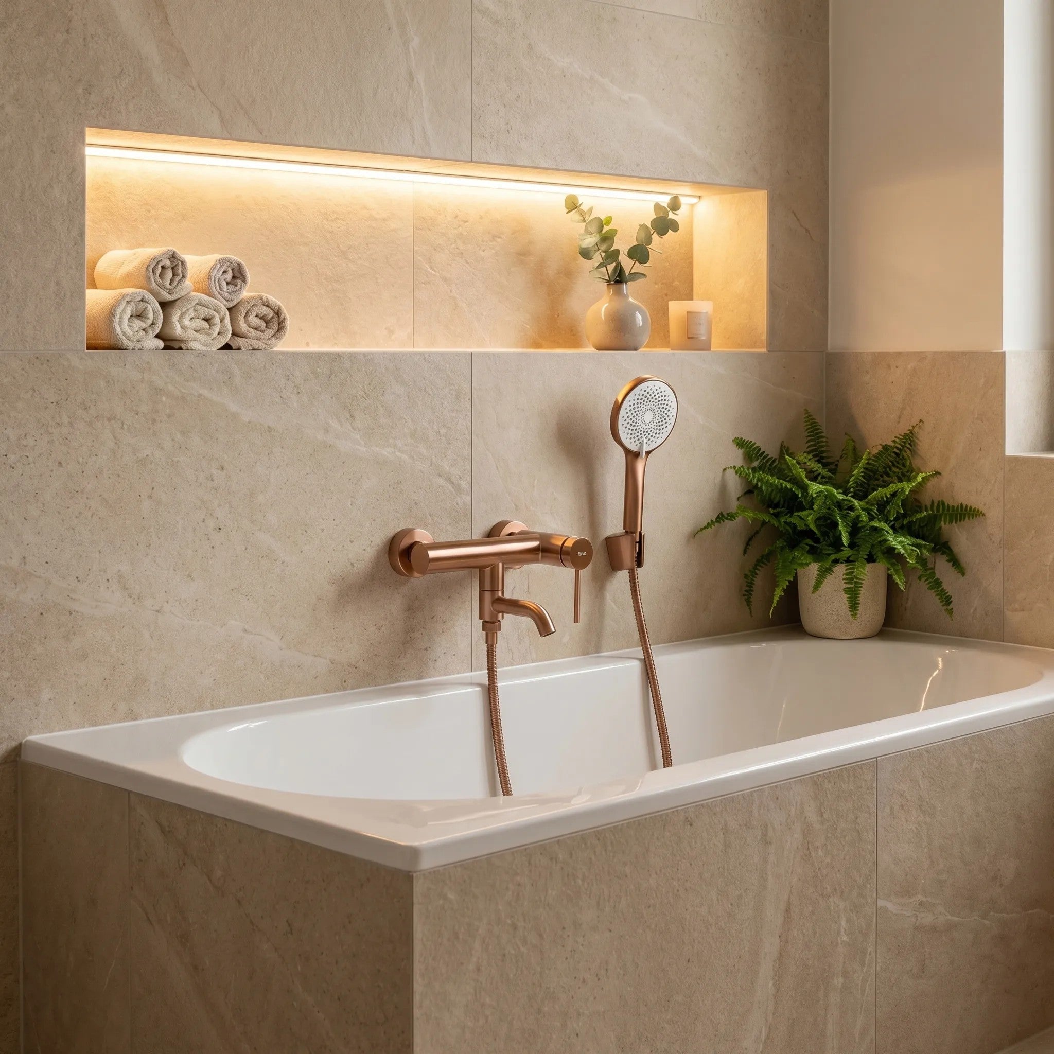 Vaňová batéria Rea Clif Brushed Copper  5