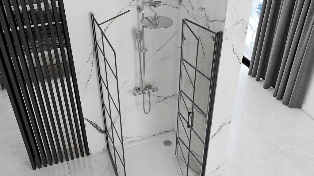Sprchová kabína Rea Molier Black 110x80  5