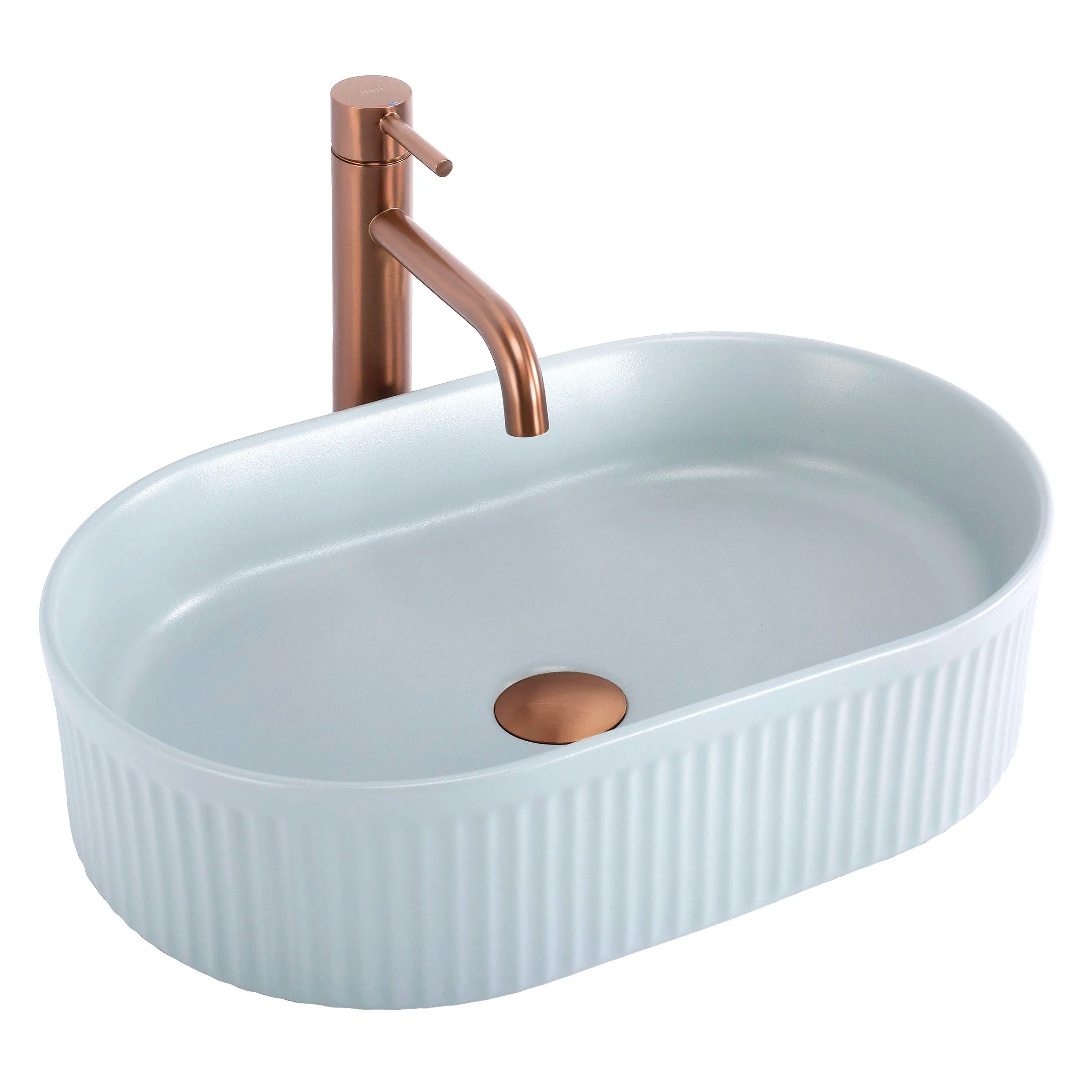 Umývadlo na dosku REA Vanda Baby Blue Matt  5