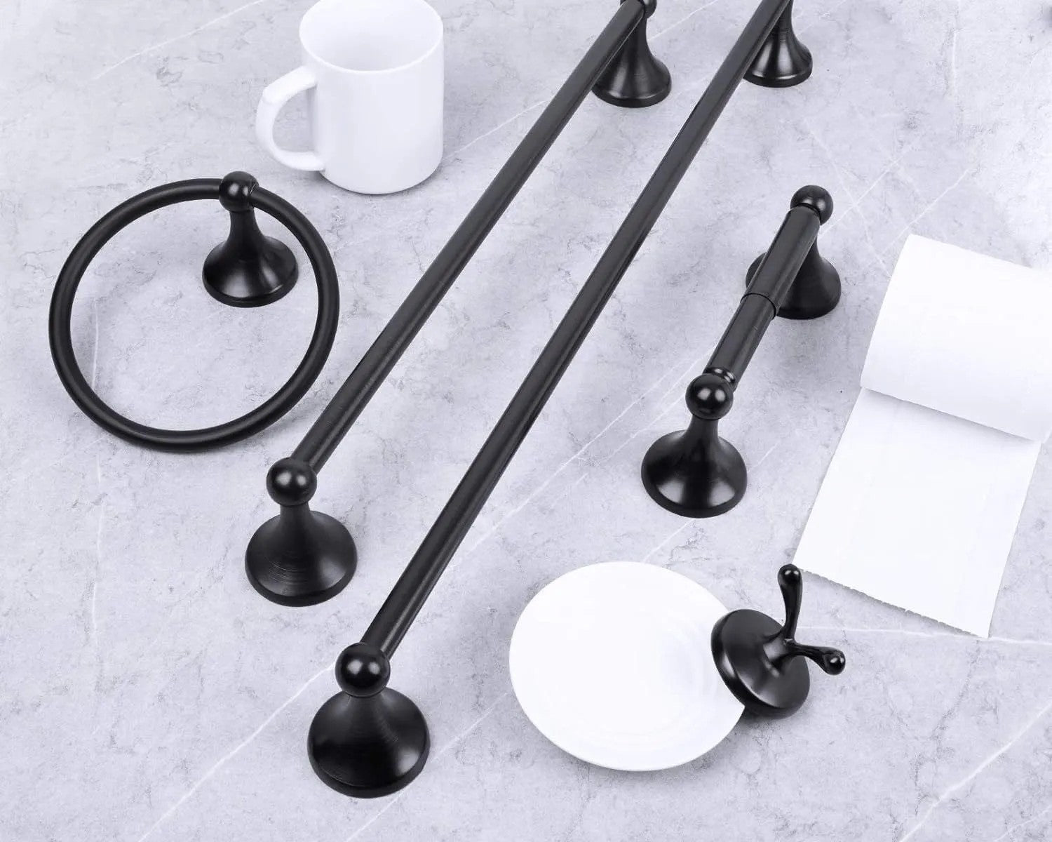 Kúpeľňový vešiak Black 332867A RETRO  5