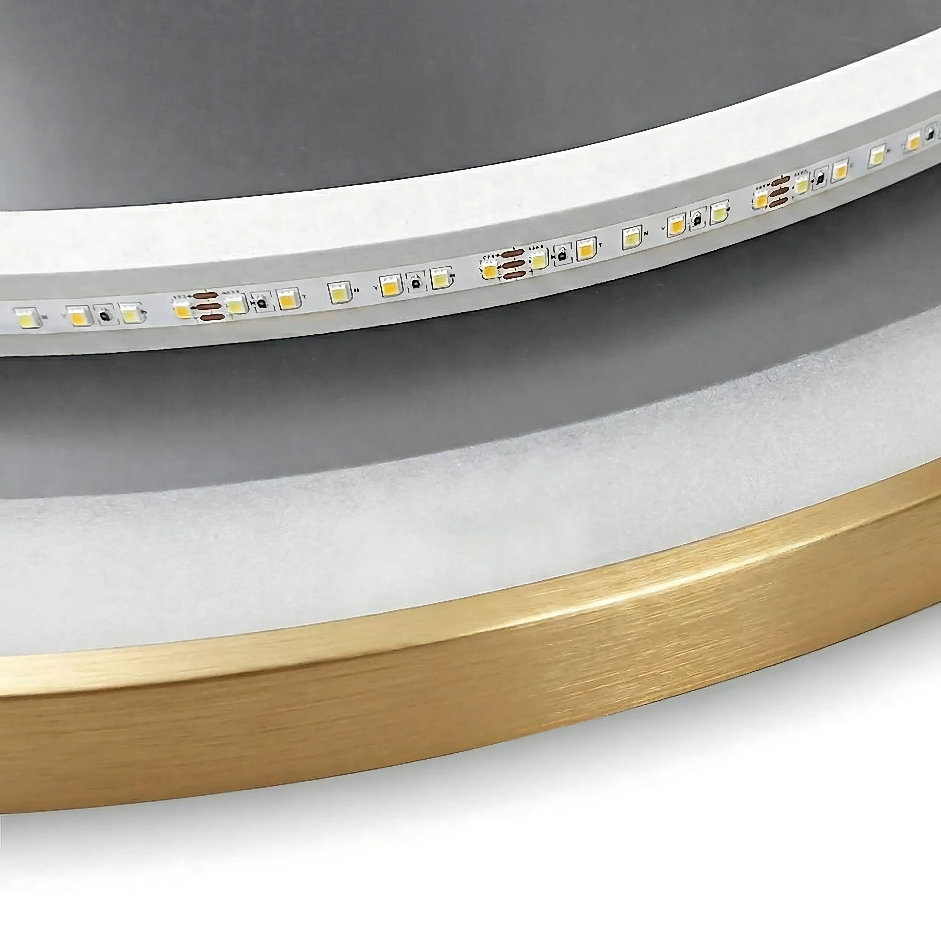 Zrkadlo LED 80cm MMJ BRUSH  GOLD  5