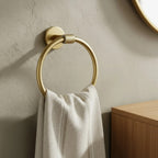 Kúpeľňový vešiak Ring 5710 Galo Brush Gold  5