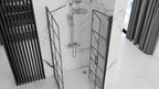 Sprchovací kút REA MOLIER 90x80 - čierny  5