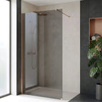 Sprchová zástena Rea Flexi Grey / Brush Copper 120  5
