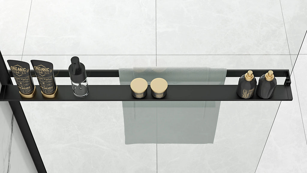 Shower screen Rea Bler-1 70 + shelf and hanger EVO  5