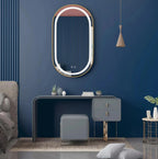Zrkadlo LED OLL 60x90 cm Brush Gold  5