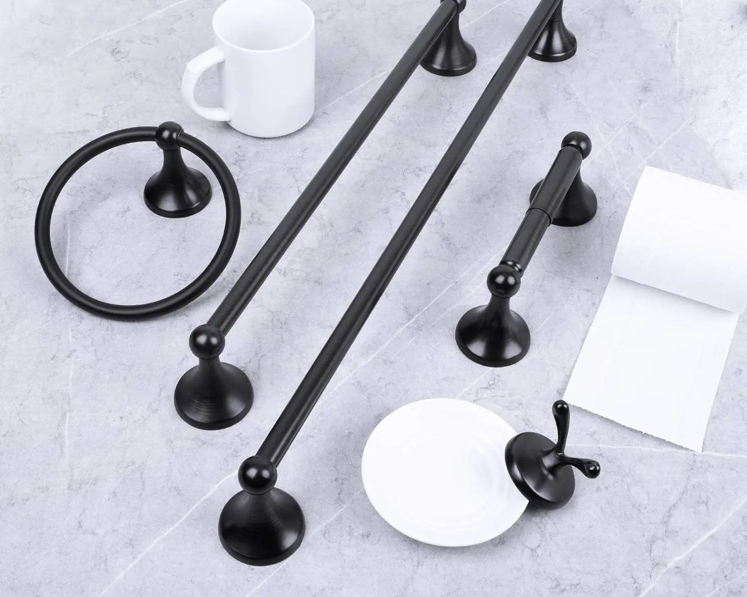 Kúpeľňový vešiak Black 332868A RETRO  5