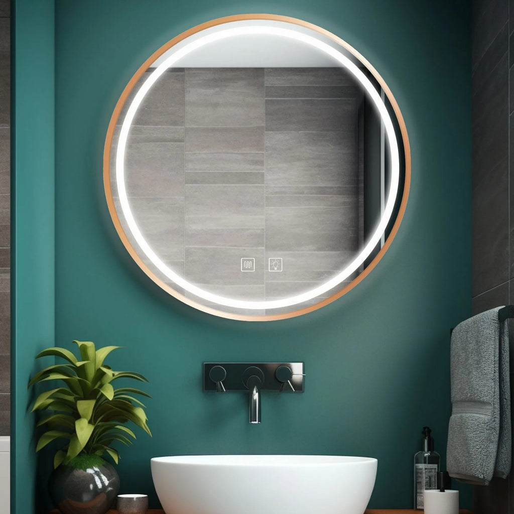 Zrkadlo LED 90cm MMJ BRUSH COPPER  5