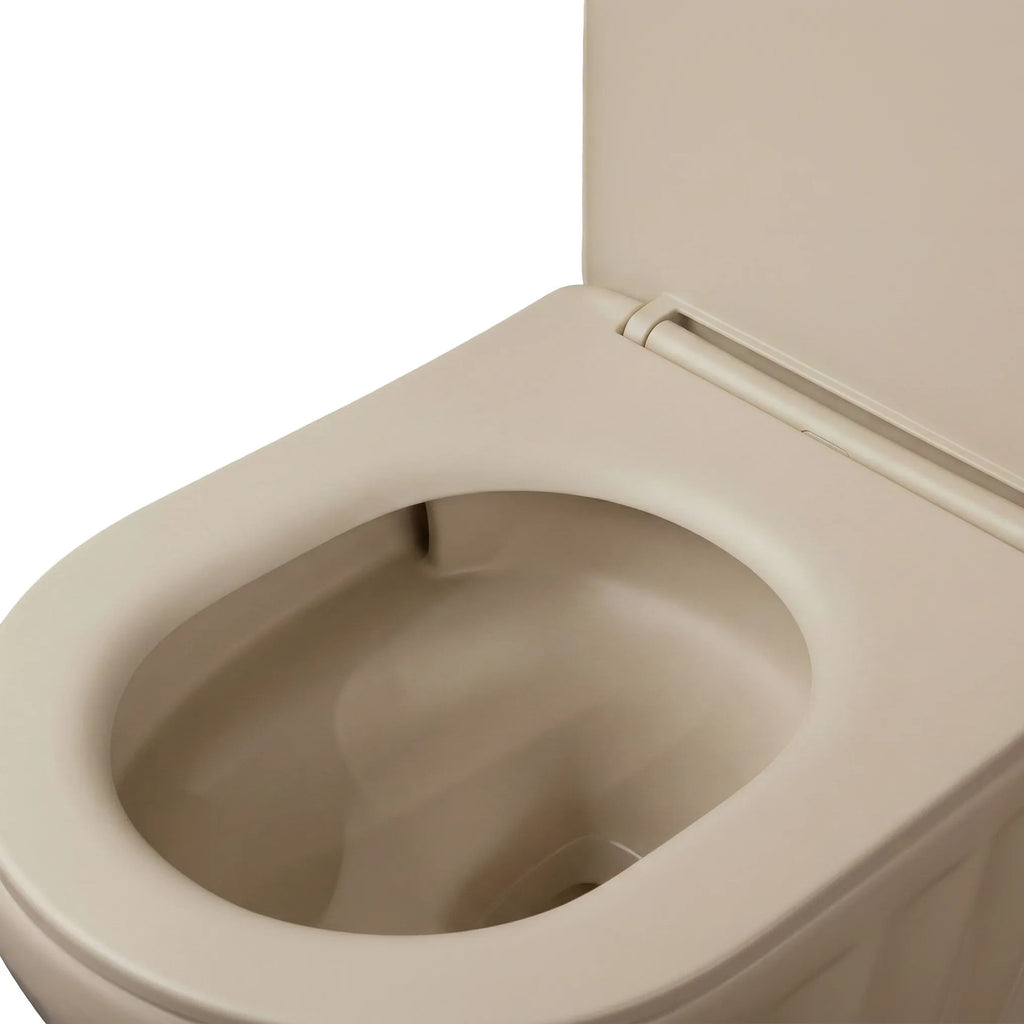 Súprava: Závesná WC misa + Umývadlo na dosku Rea Duo Caffe Latte Matt  5