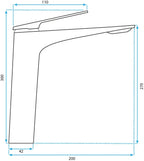 Kúpeľňová batéria Rea AVALON gold High  5
