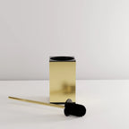Kovový stojan na WC s kefou B110 BRUSH GOLD  5