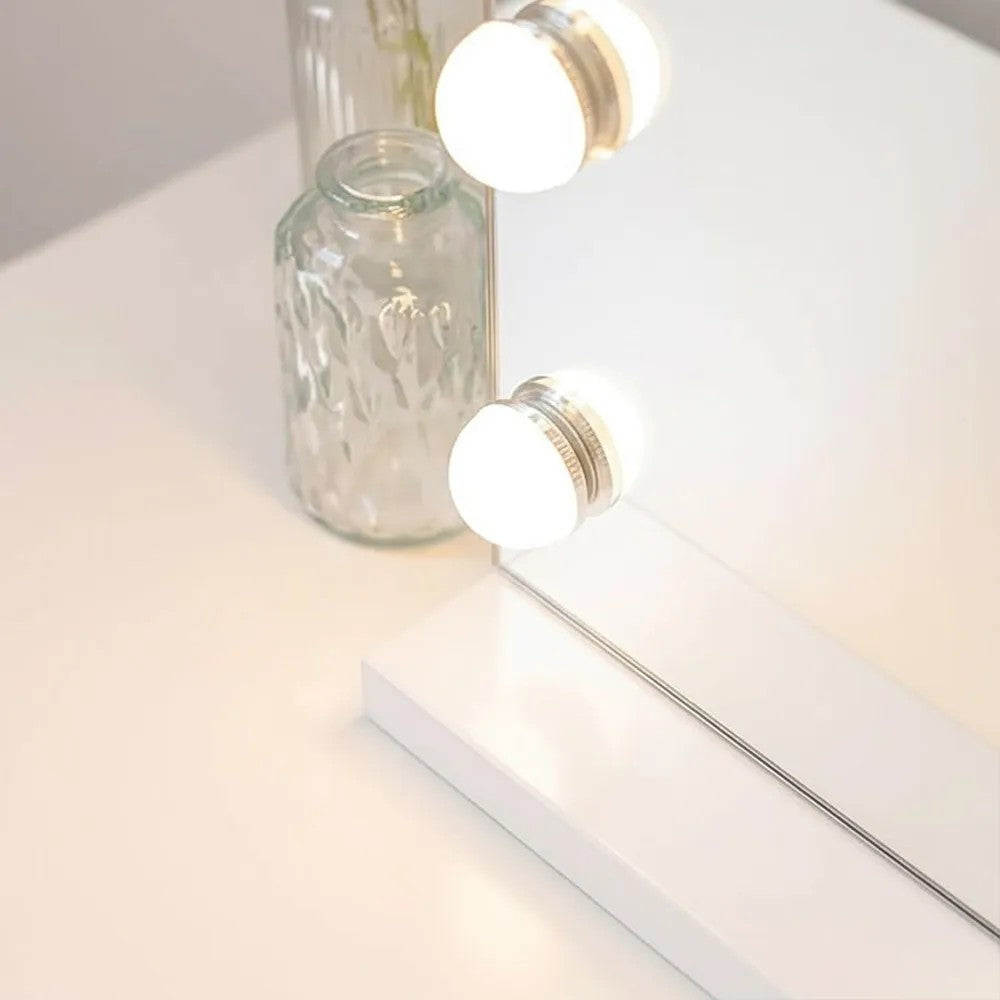 Zrkadlo LED HOLLYWOOD White  5
