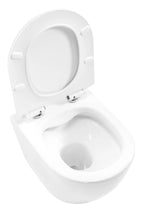 Sada závesnej WC misy REA CARLO Flat Mini Rimless + závesného Bidetu REA CARLO Mini  5