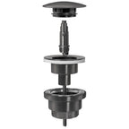 Umyvadlový sifon s univerzální výpustí click-clack Titan  5