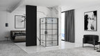 Sprchová kabína Rea Molier Black Double 90x90  5