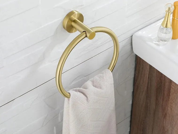 Kúpeľňový vešiak 332915B MIST 05 BRUSH GOLD  5