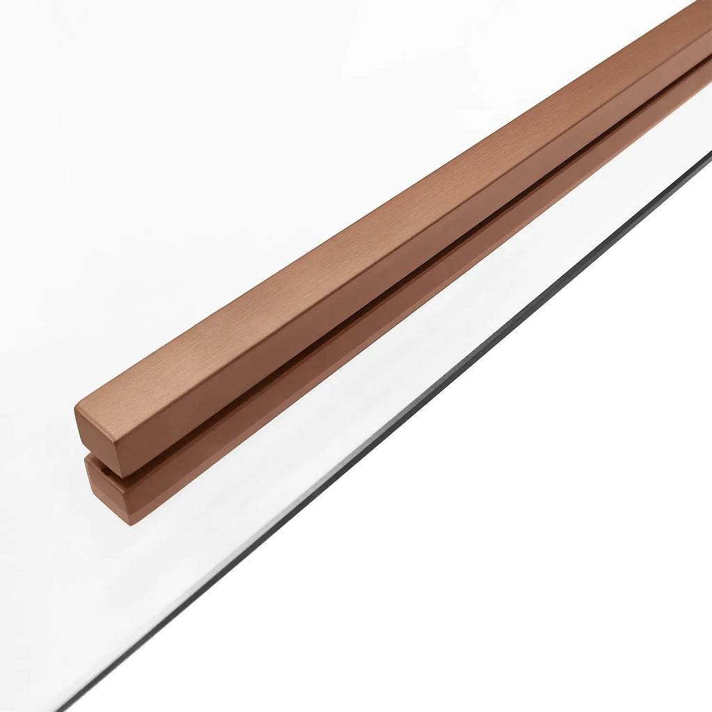 Sprchovací kút REA SOLAR - Copper Brush 100x80 Bez sprchovej vaničky 5