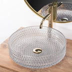 Umývadlo na dosku Rea Cristal Transparent 39  5