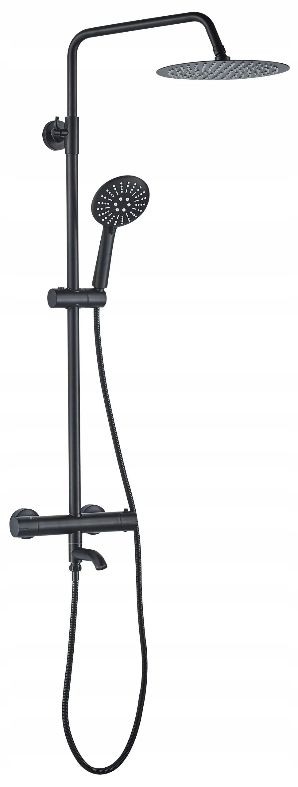 Termostatická sprchová sada Lungo Black Black  5