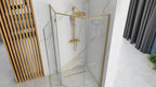 Sprchovací kút REA DIAMOND 90x90 BRUSH GOLD S detským bazénom Diamond 5