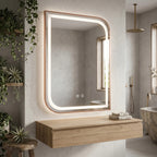 Zrkadlo LED ZONE 80x60 BRUSH  ROSE GOLD  5